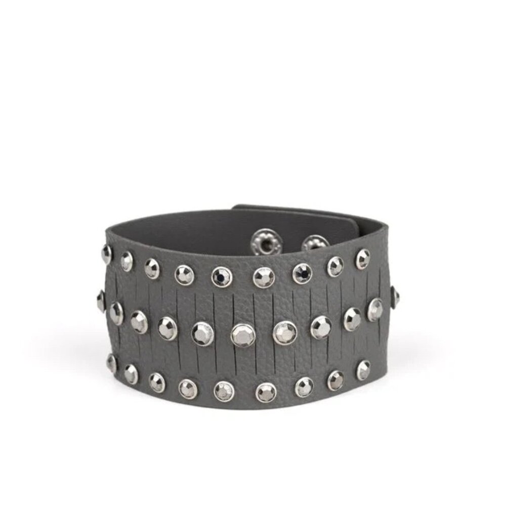 Paparazzi Now Taking The Stage Silver Urban Wrap Bracelet